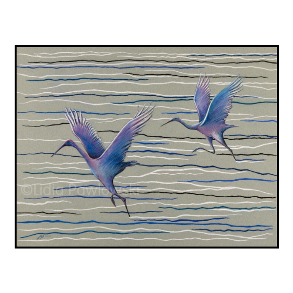 Birds, Pastels