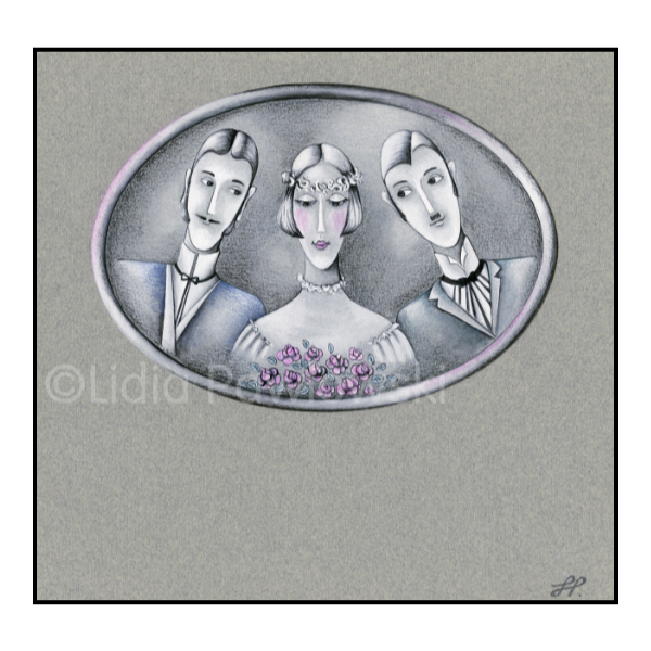 Cabaret #3, Illustration, Acrylic on Paper