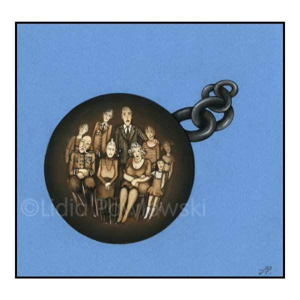 Cabaret #5, Illustration, Acrylic on Paper